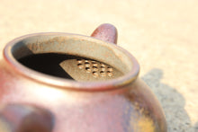 Load image into Gallery viewer, Wood Fired Lianzi Yixing Teapot, Dicaoqing clay, 柴烧底槽清莲子壶, 240ml
