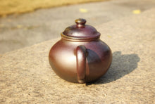 Load image into Gallery viewer, Wood Fired Lianzi Yixing Teapot, Dicaoqing clay, 柴烧底槽清莲子壶, 240ml
