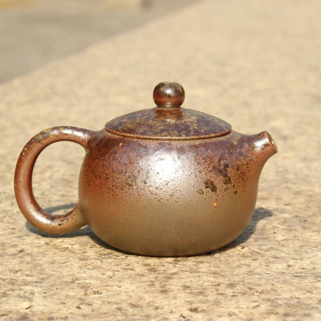 Wood Fired Xishi Nixing Teapot, 柴烧坭兴西施壶，90ml