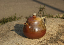 Load image into Gallery viewer, Wood Fired Pear Nixing Teapot,  柴烧坭兴梨形壶, 210ml
