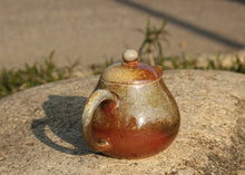 Load image into Gallery viewer, Wood Fired Pear Nixing Teapot,  柴烧坭兴梨形壶, 210ml
